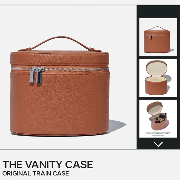 Saie Other - Saie the vanity case - original train case makeup cosmetic bag